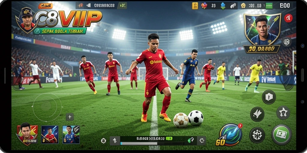 Gameplay C8VIP yang menegangkan di lapangan hijau.