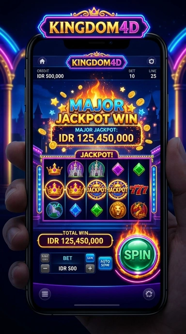 Proses unduh aplikasi mudah dan cepat di kingdom4d.
