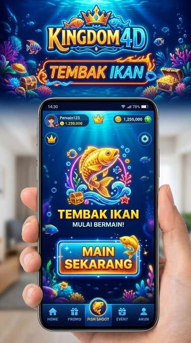 Halaman utama kingdom4d menampilkan aplikasi populer.
